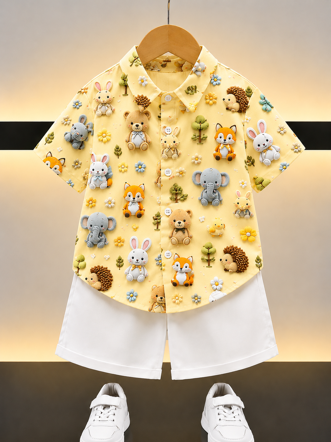 Cute Safari Boys Summer Outfit