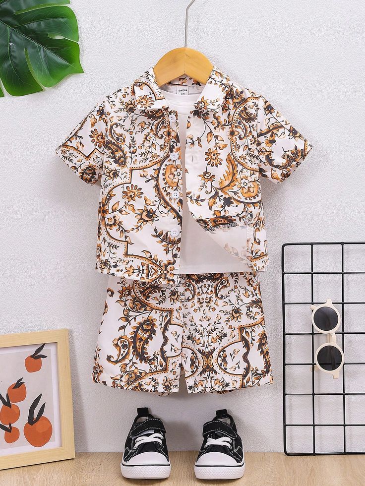 Stylish Kids Co-Ord Set | Shirt & Shorts Combo 👕🩳