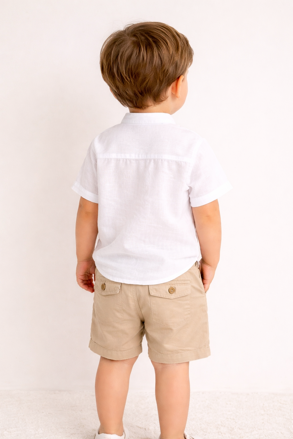 ✨ Premium White Kids Shirt – Simple & Stylish